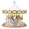 90th Anniversary Collection 17" White Animated & Musical LED Crystal Carousel Accent